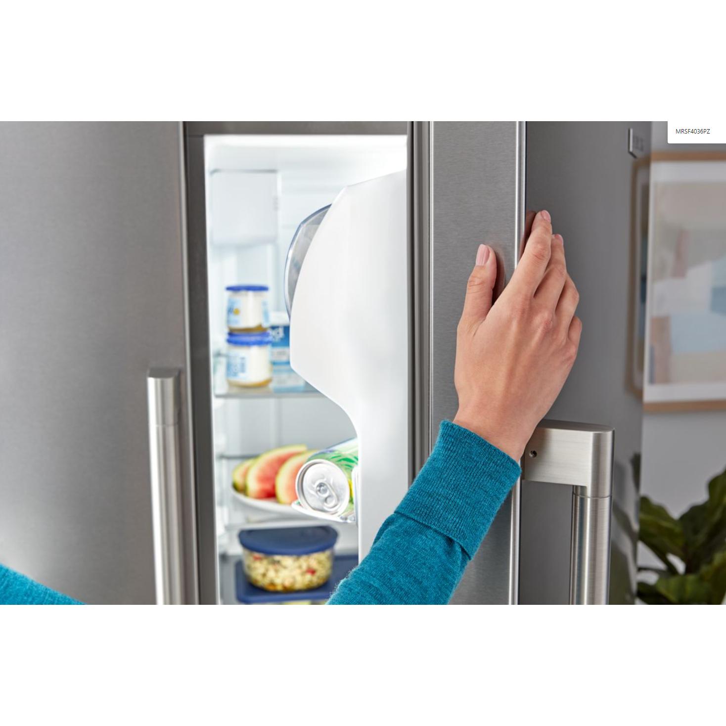 Maytag 36 in. 25 cu. ft. Side-by-Side Refrigerator MRSF4036PZ IMAGE 4