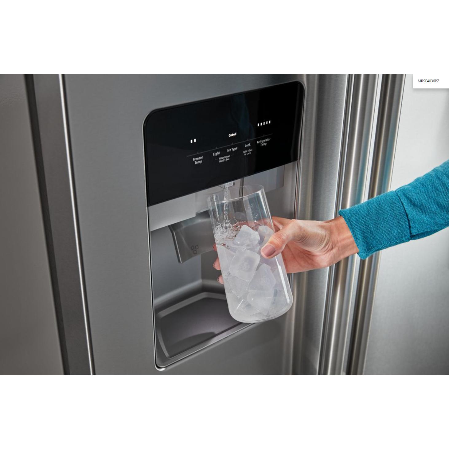Maytag 36 in. 25 cu. ft. Side-by-Side Refrigerator MRSF4036PZ IMAGE 7