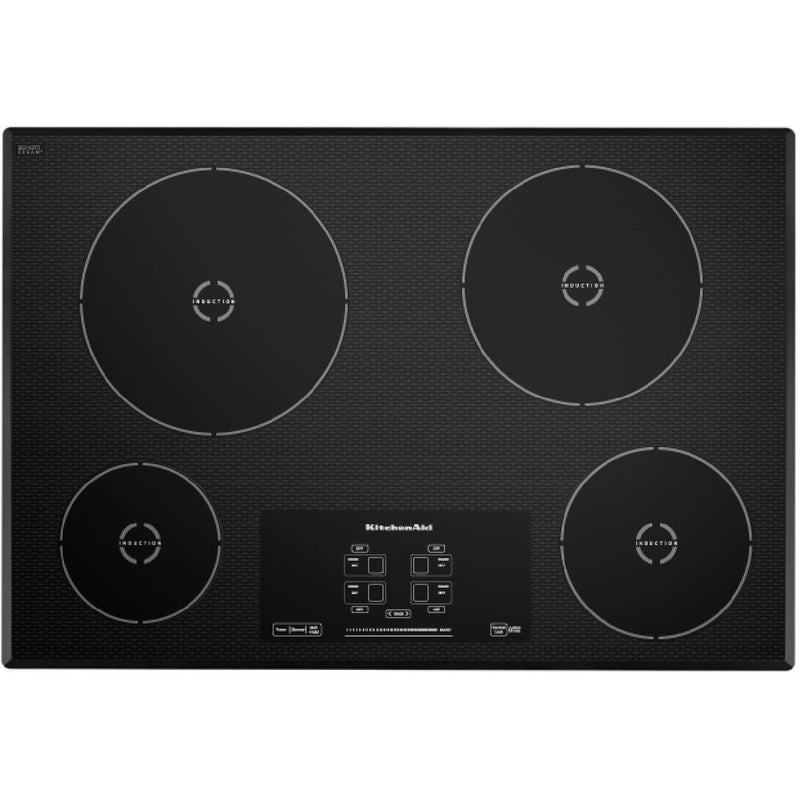 KitchenAid 30-inch Built-in Induction Cooktop KICU500XBLSP IMAGE 2