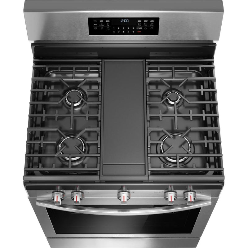 Frigidaire Gallery 30-inch Freestanding Gas Range with Air Fry Technology GCRG3060BF IMAGE 4