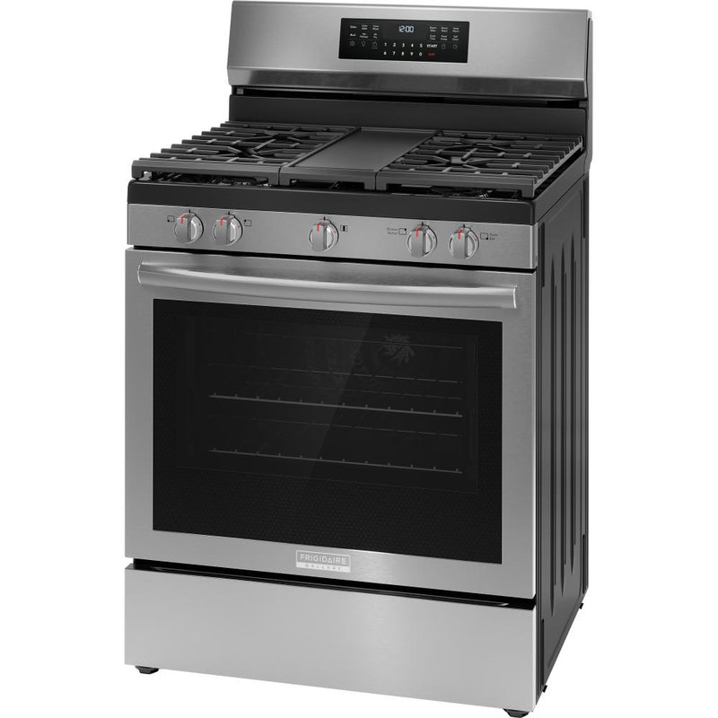 Frigidaire Gallery 30-inch Freestanding Gas Range with Air Fry Technology GCRG3060BF IMAGE 7