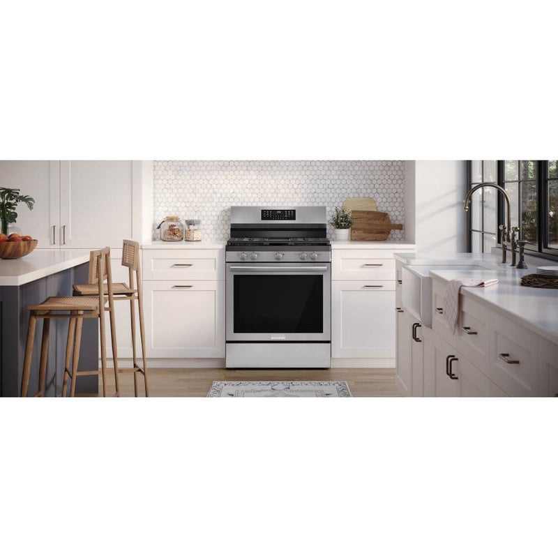 Frigidaire Gallery 30-inch Freestanding Gas Range with Air Fry Technology GCRG3060BF IMAGE 8