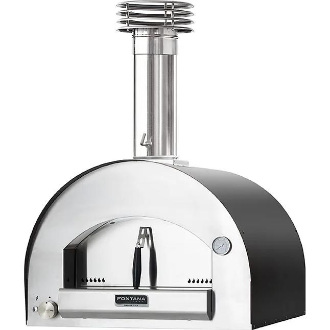 Fontana Forni Propane and Wood Napoli Countertop Outdoor Pizza Oven FTNAP-H-A IMAGE 1