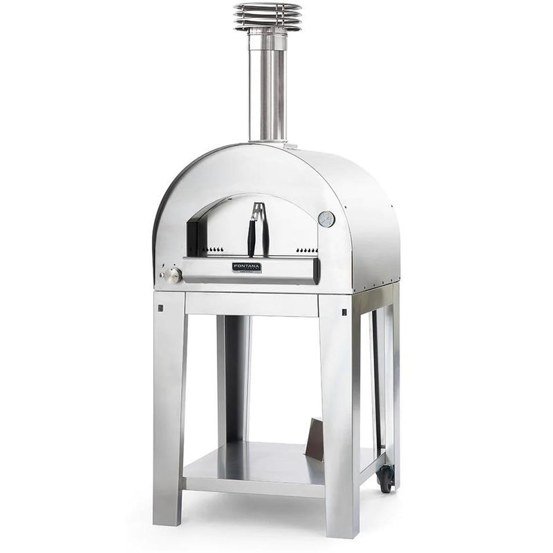 Fontana Forni Natural gas and Wood Napoli Countertop Outdoor Pizza Oven FTNAPHS IMAGE 1