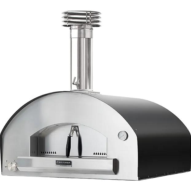 Fontana Forni Roma Propane and Wood Napoli Countertop Outdoor Pizza Oven FTROM-H-A IMAGE 1