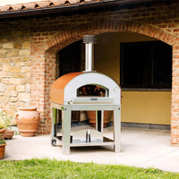 Fontana Forni Roma gas and Wood Napoli Countertop Outdoor Pizza Oven FTROMHA IMAGE 9