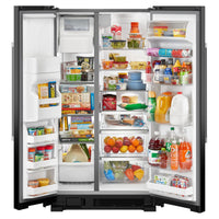 Maytag 36 in. 25 cu. ft. Side-by-Side Refrigerator MRSF4036PB IMAGE 3