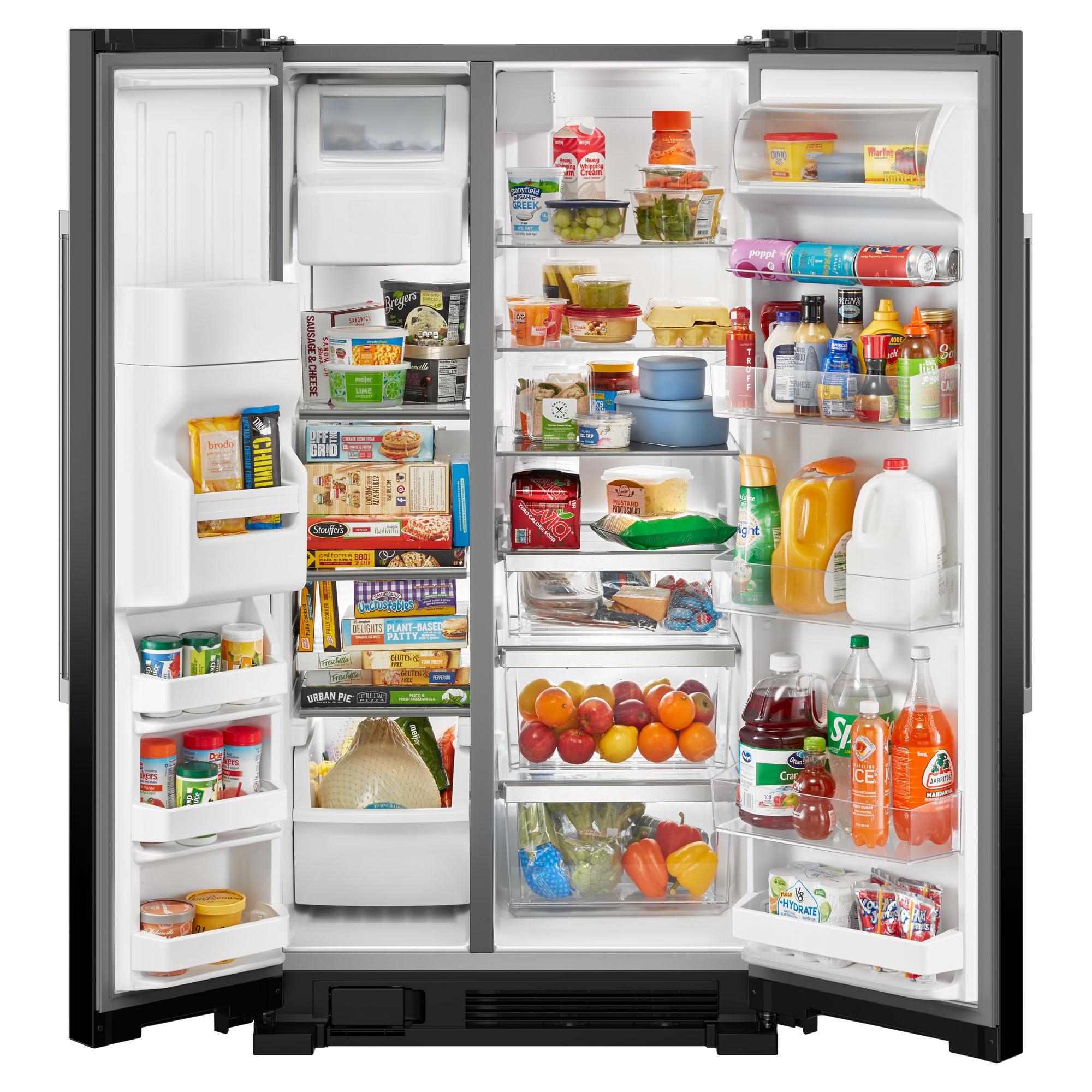 Maytag 36 in. 25 cu. ft. Side-by-Side Refrigerator MRSF4036PB IMAGE 3