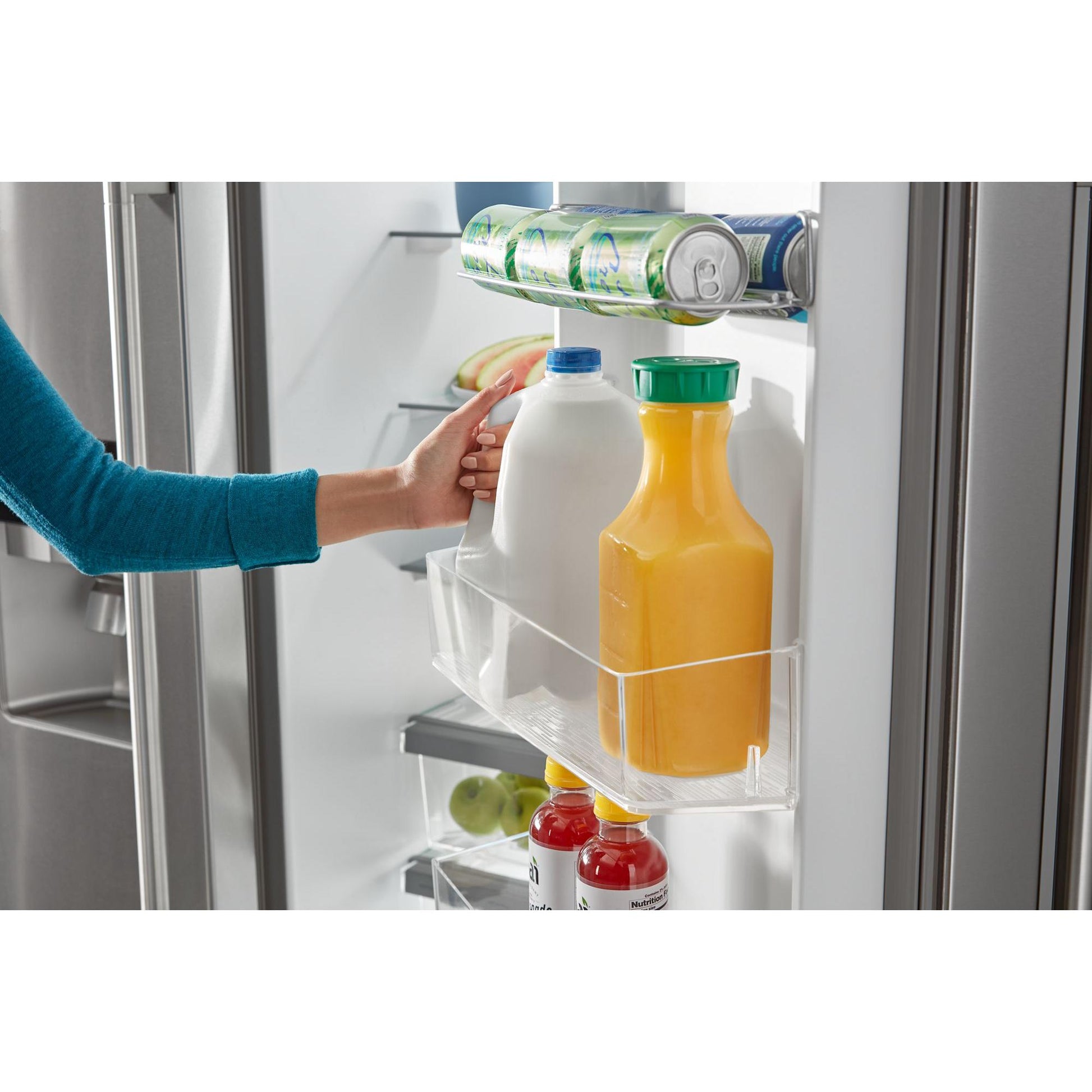 Maytag 36 in. 25 cu. ft. Side-by-Side Refrigerator MRSF4036PB IMAGE 5