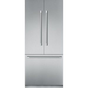 Thermador 36-inch, 19.4 cu. ft. Built-In French 3-Door Refrigerator with SoftClose® Drawers T36BT920NSSP IMAGE 1