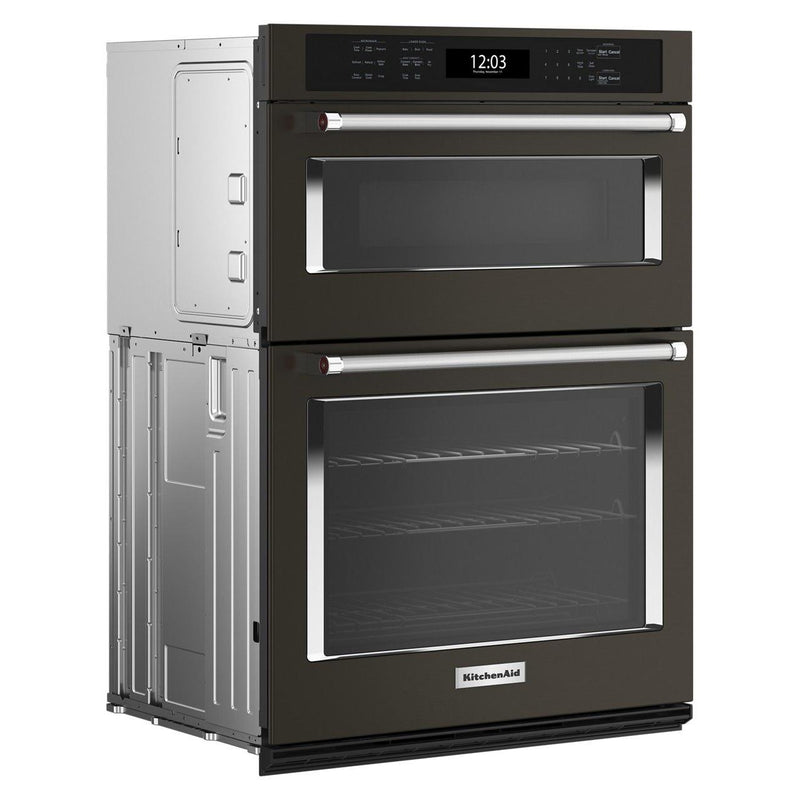 KitchenAid 27-inch, 5.7 cu. ft. Built-in Combination Wall Oven with Microwave with Air Fry KOEC527PBS IMAGE 5