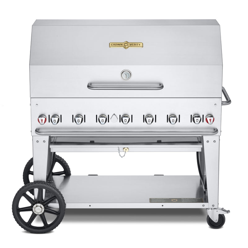Crown Verity Mobile Gas Grill with Dome Package CVMCB48RDPLPSP IMAGE 1