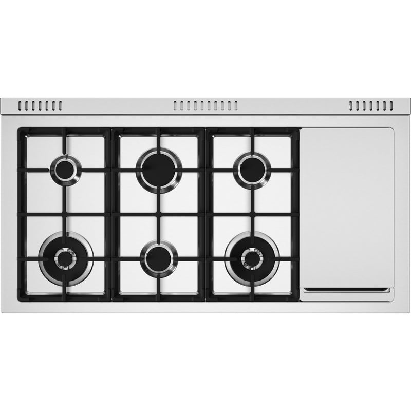 Bertazzoni 48-inch Freestanding Dual Fuel Range with Griddle MAS486GDFMNEV IMAGE 3