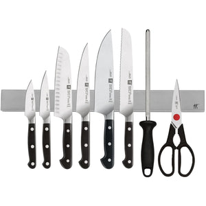 Zwilling 9-Piece Set with Stainless Magnetic Knife Bar 1019156 IMAGE 1