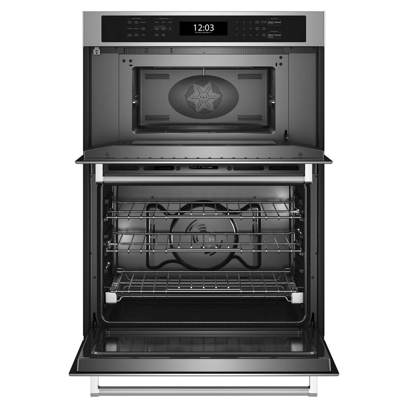 KitchenAid 30-inch, 6.4 cu. ft. Built-in Combination Wall Oven with Microwave with Air Fry KOEC530PSS IMAGE 2
