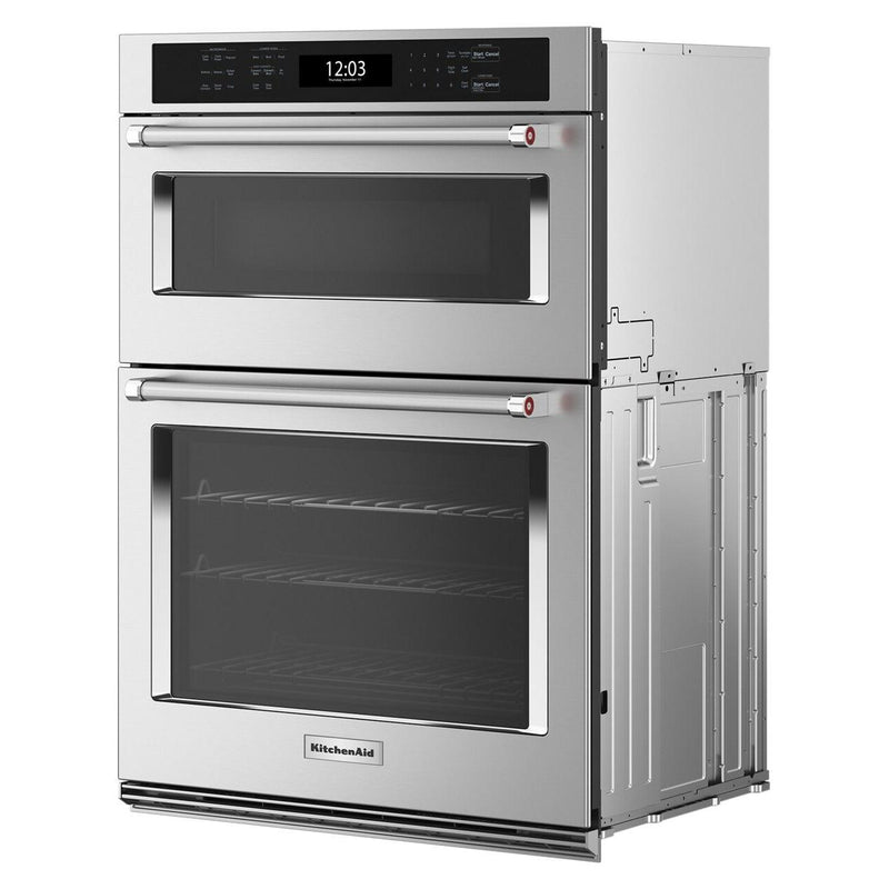 KitchenAid 30-inch, 6.4 cu. ft. Built-in Combination Wall Oven with Microwave with Air Fry KOEC530PSS IMAGE 5
