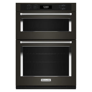 KitchenAid 30-inch, 6.4 cu. ft. Built-in Combination Wall Oven with Microwave with Air Fry KOEC530PBS IMAGE 1