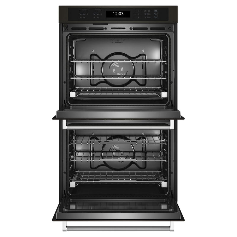 KitchenAid 30-inch, 10 cu. ft. Built-in Double Wall Oven with Air Fry KOED530PBS IMAGE 2