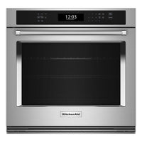 KitchenAid 27-inch, 4.3 cu. ft. Built-in Single Wall Oven with Air Fry KOES527PSS IMAGE 1