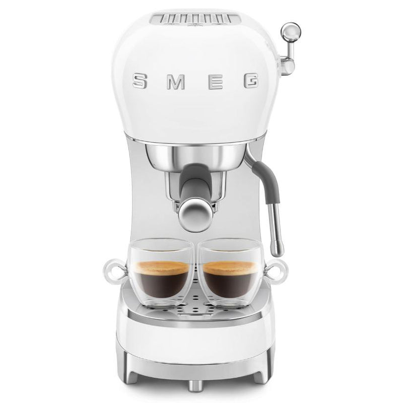 Smeg 50's Style Espresso Manual Espresso Machine ECF02WHUS IMAGE 6