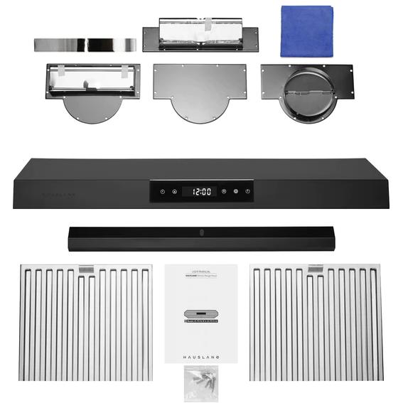 Hauslane 36-inch Chef Standard Range Hood UC-PS18BLK-36 IMAGE 3
