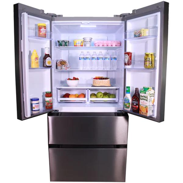 Avanti 33-inch, 18.0 cu. ft. Freestanding French 4-Door Refrigerator with Frost-Free Technology FFFDD18L3S IMAGE 4