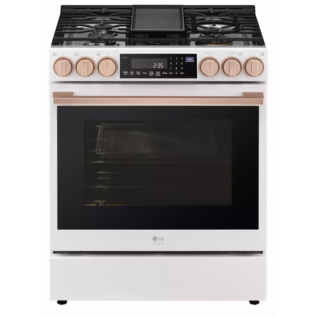 LG 30-inch Slide-in Gas Range with Convection Technology LSGS6338N IMAGE 1