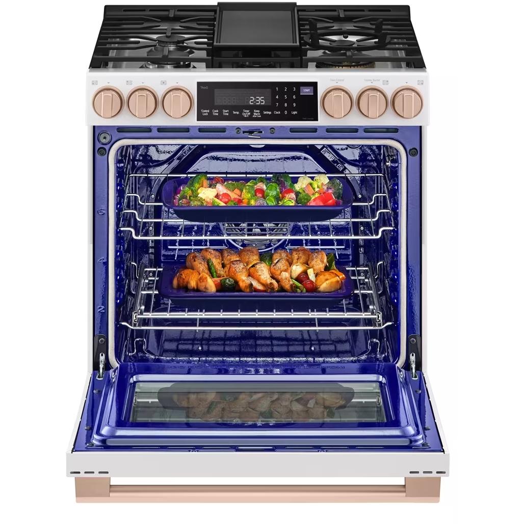 LG 30-inch Slide-in Gas Range with Convection Technology LSGS6338N IMAGE 2