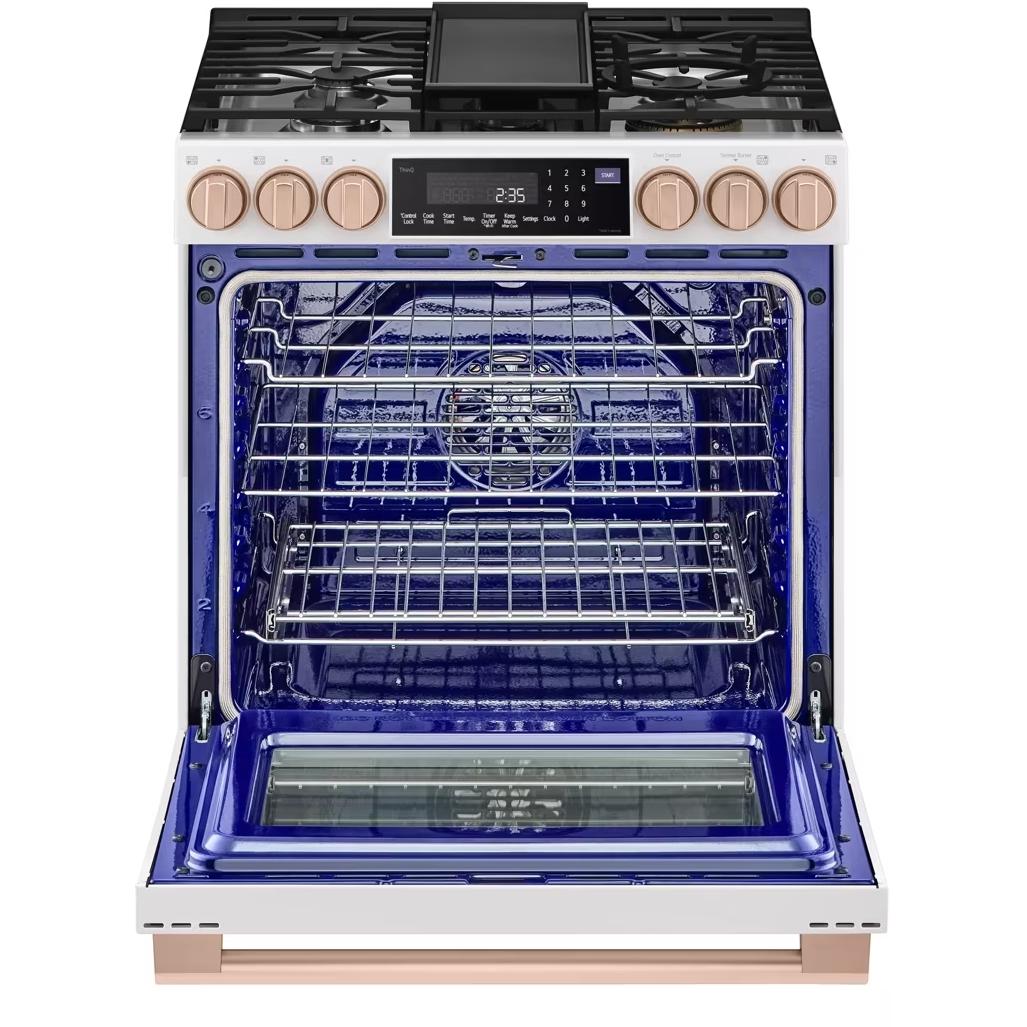 LG Studio 30-inch Slide-in Gas Range with Convection Technology LSGS6338N IMAGE 4