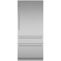 Thermador 36-inch, 19 cu. ft. Built-in Bottom Freezer Refrigerator with Home Connect T36BB110SS IMAGE 1
