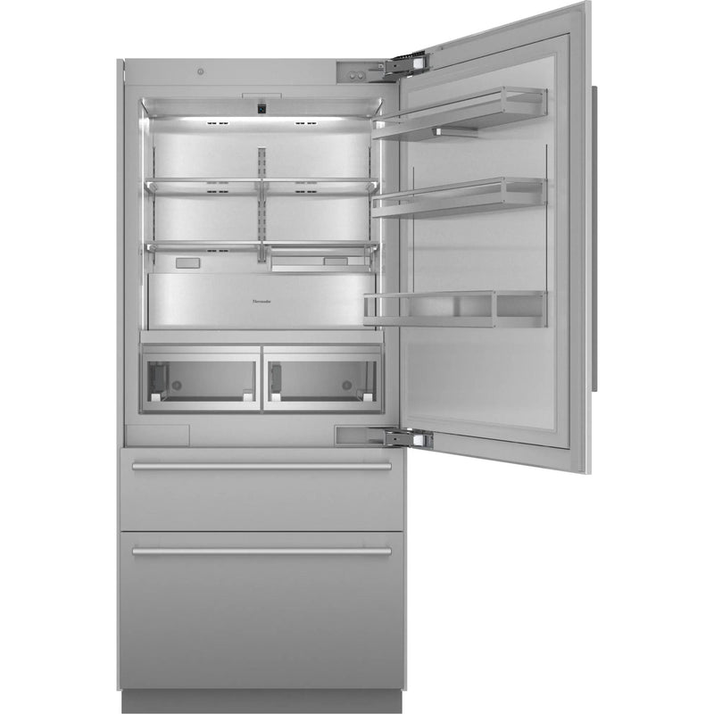 Thermador 36-inch, 19 cu. ft. Built-in Bottom Freezer Refrigerator with Home Connect T36BB110SS IMAGE 2