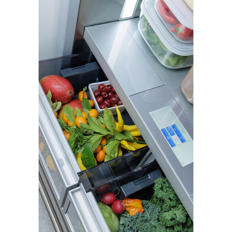 Thermador 36-inch, 19 cu. ft. Built-in Bottom Freezer Refrigerator with Home Connect T36BB110SS IMAGE 3