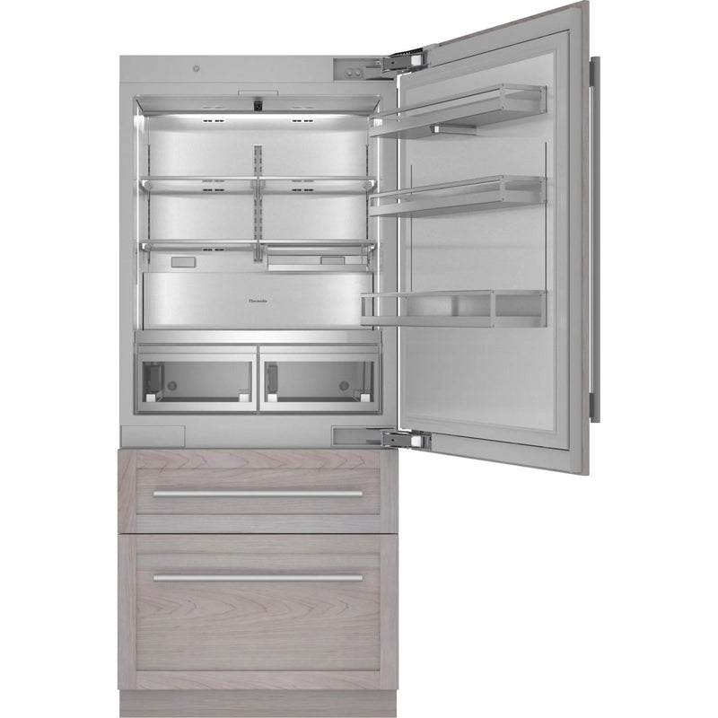 Thermador 36-inch, 19 cu. ft. Built-in Bottom Freezer Refrigerator with Home Connect T36IB100SP IMAGE 2