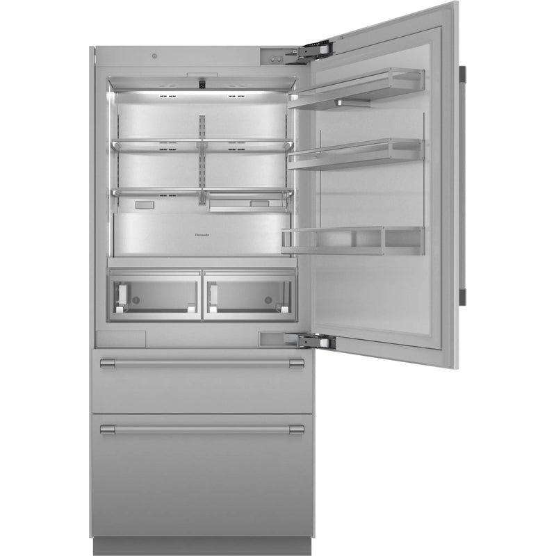 Thermador 36-inch, 19 cu. ft. Built-in Bottom Freezer Refrigerator with Home Connect T36BB120SS IMAGE 2