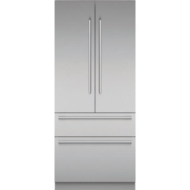 Thermador 36-inch, 18.9 cu. ft. Built-in French 4-Door Refrigerator with Home Connect T36BT110NS IMAGE 1