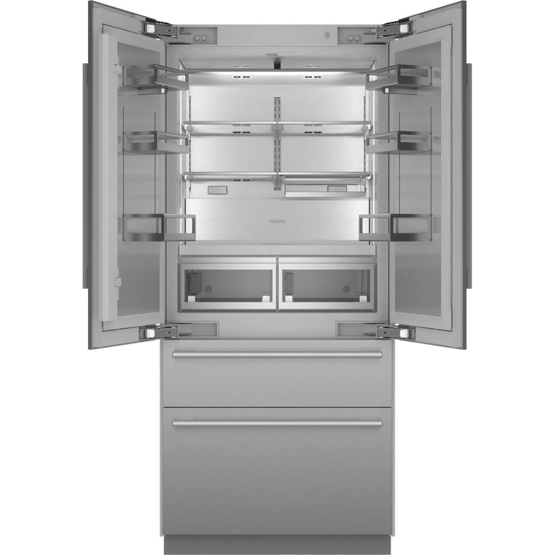 Thermador 36-inch, 18.9 cu. ft. Built-in French 4-Door Refrigerator with Home Connect T36BT110NS IMAGE 2