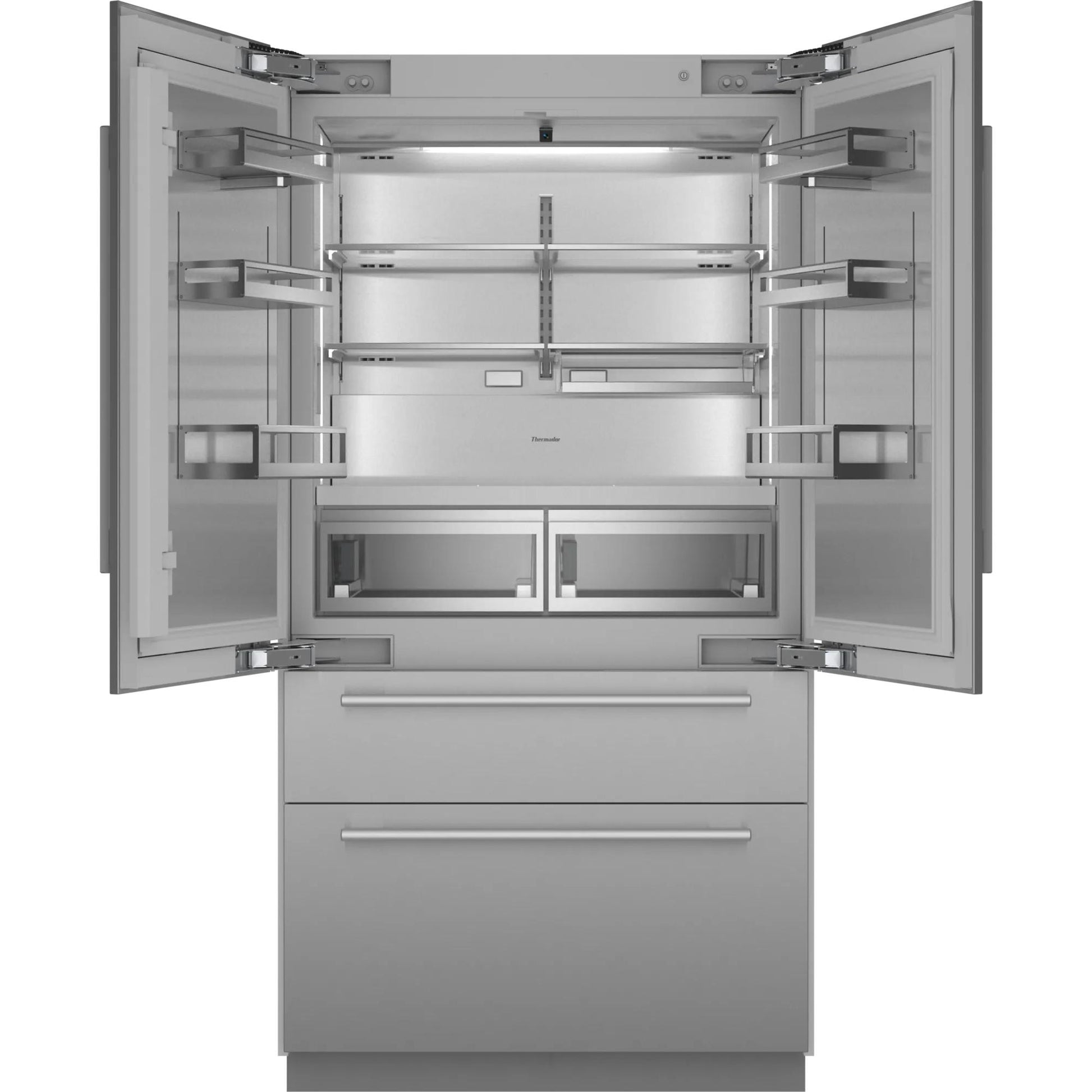 Thermador 42-inch, 23.1 cu. ft. Built-in French 4-Door Refrigerator with Home Connect T42BT110NS IMAGE 2