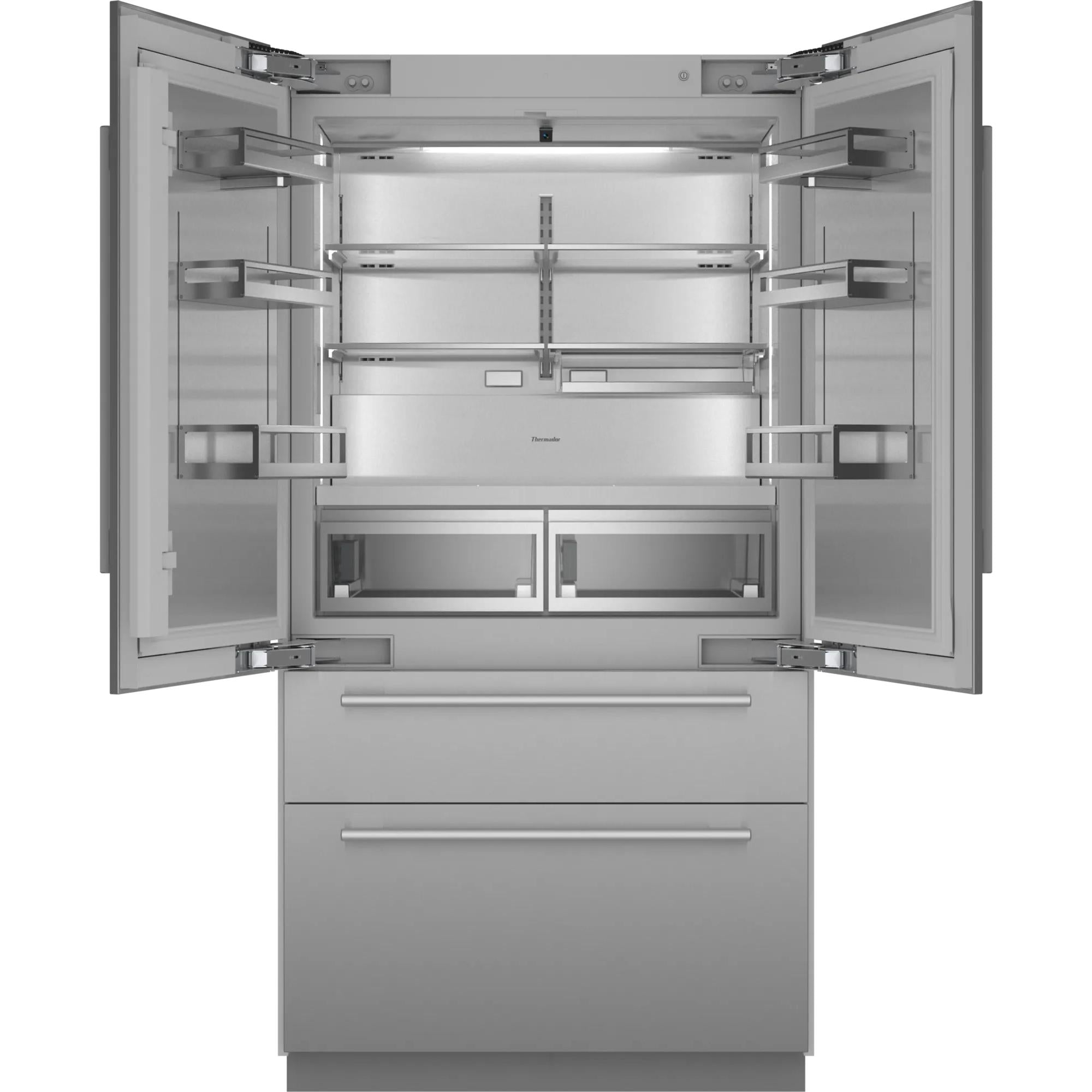 Thermador 42-inch, 23.1 cu. ft. Built-in French 4-Door Refrigerator with Home Connect T42BT110NS IMAGE 2