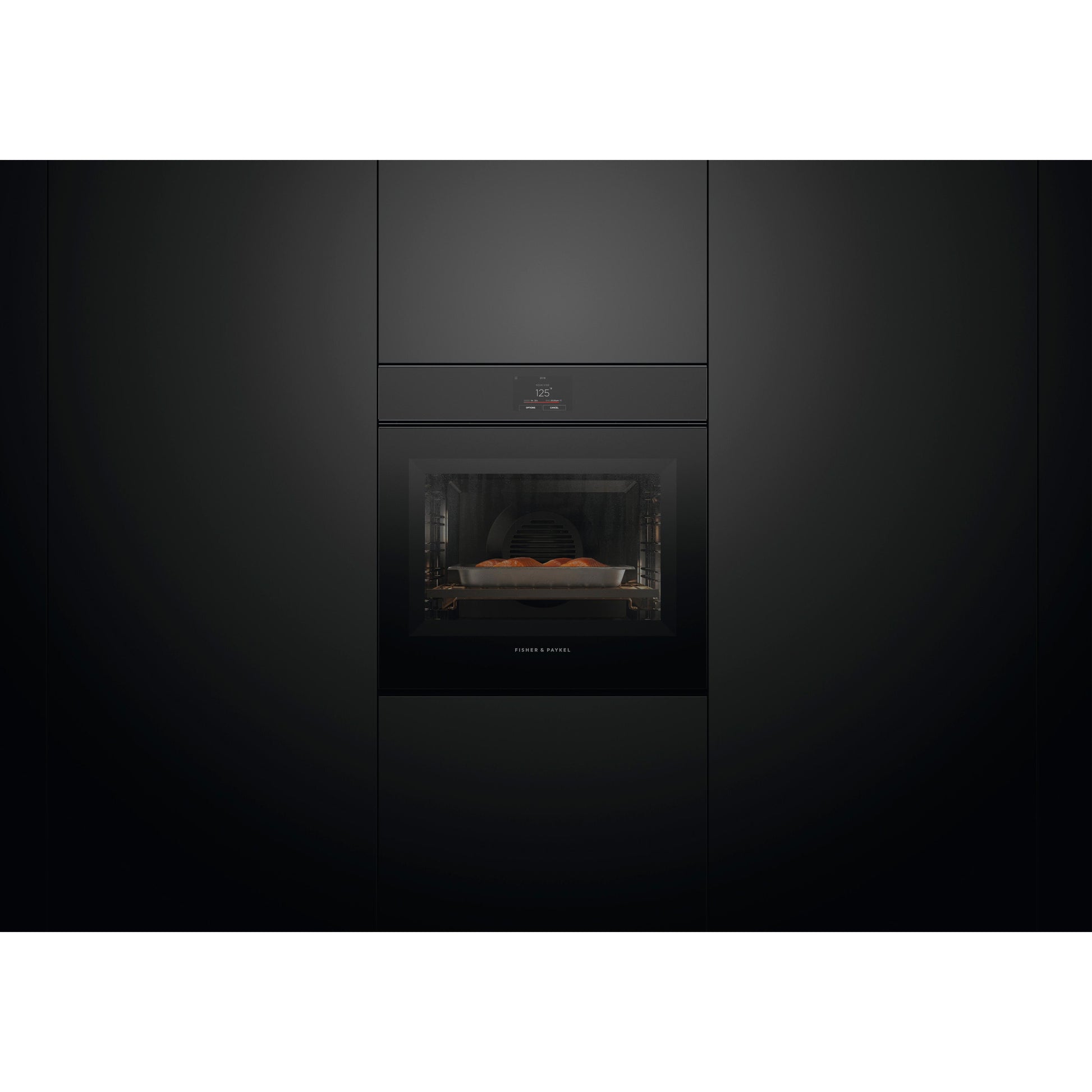 Fisher & Paykel 24-inch Built-in Steam Wall Oven with Convection Technology OS24SMTNB1 IMAGE 10