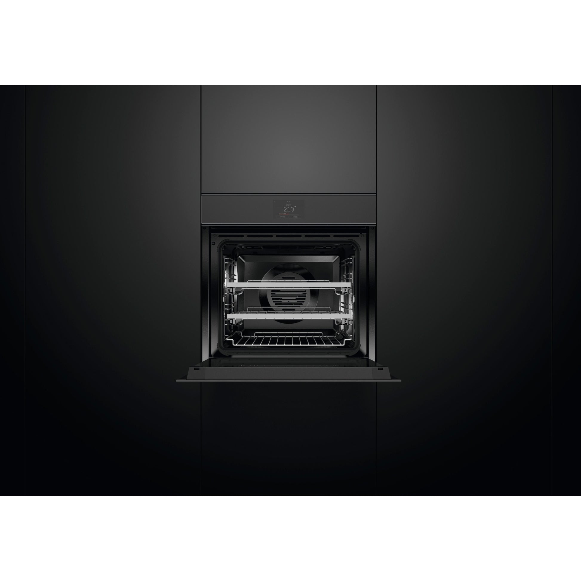 Fisher & Paykel 24-inch Built-in Steam Wall Oven with Convection Technology OS24SMTNB1 IMAGE 4