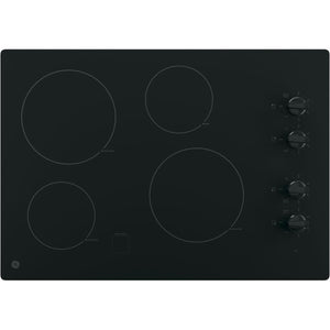 GE 30-inch Built-in Electric Cooktop JP3030DWBB IMAGE 1