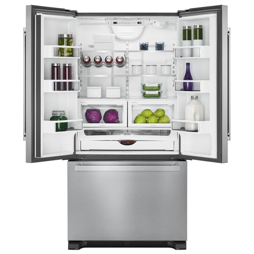 JennAir 36-inch, 21.9 cu. ft. Freestanding French 3-Door Refrigerator with Ice Maker JFFCF72DKM IMAGE 2