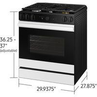 Samsung 6.0 cu. ft. Bespoke Smart Slide-In Gas Range NSG6DB870012/AA IMAGE 12