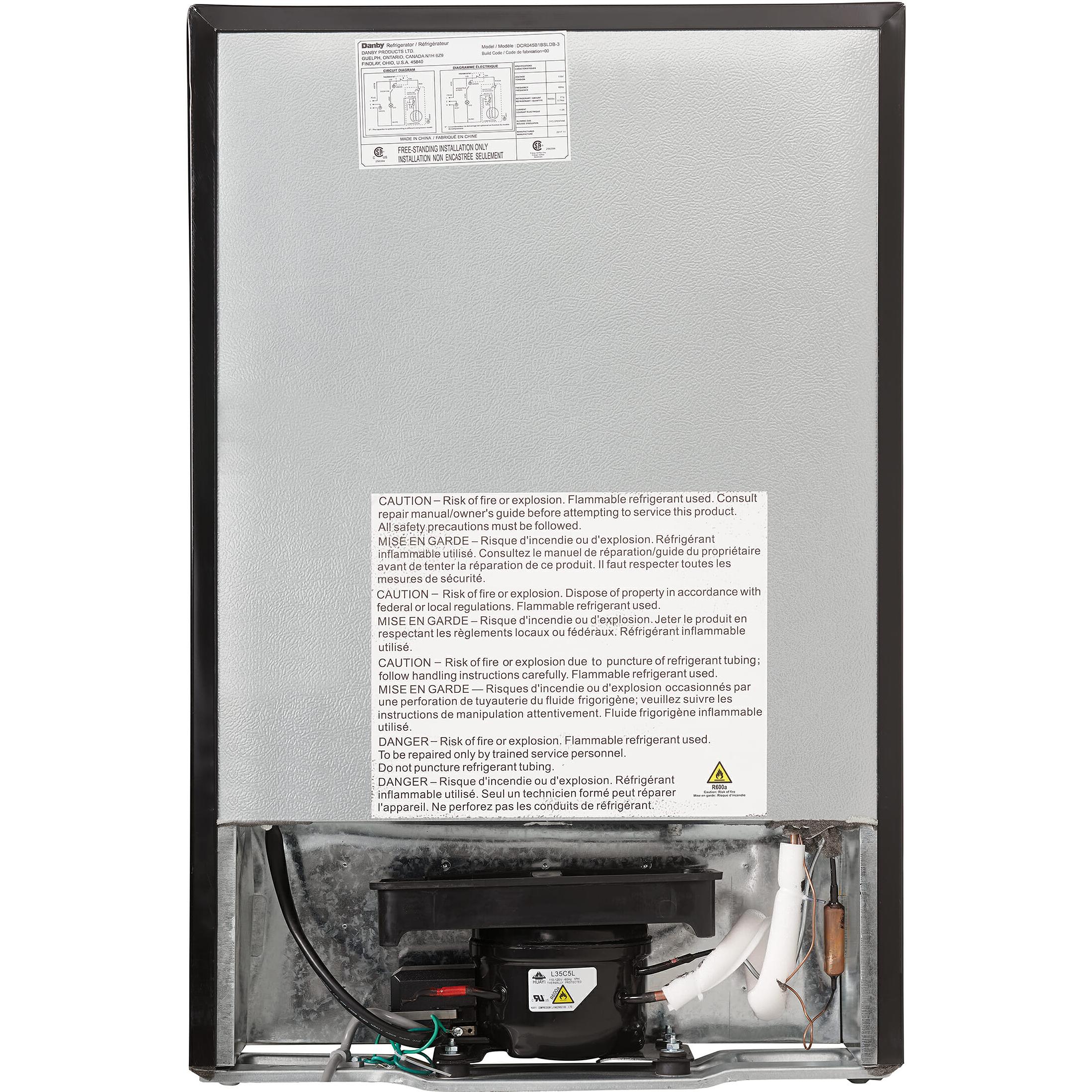 Danby 21-inch, 4.5 cu.ft. Freestanding Compact Refrigerator DCR045B1BSLDB IMAGE 14