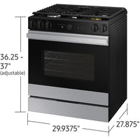 Samsung 6.0 cu. ft. Bespoke Smart Slide-In Gas Range NSG6DG8700SR/AA IMAGE 12