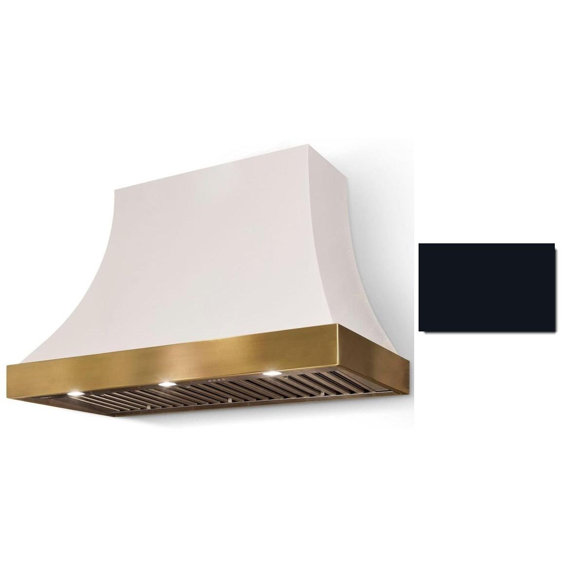 La Cornue 36-inch Cornufé Cascade Series Wall Mount Hood CH3630CACBLKPB IMAGE 1