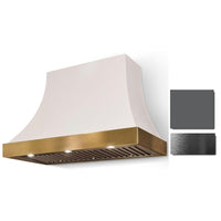 La Cornue 36-inch Cornufé Cascade Series Wall Mount Hood CH3630CACGRHPC IMAGE 1