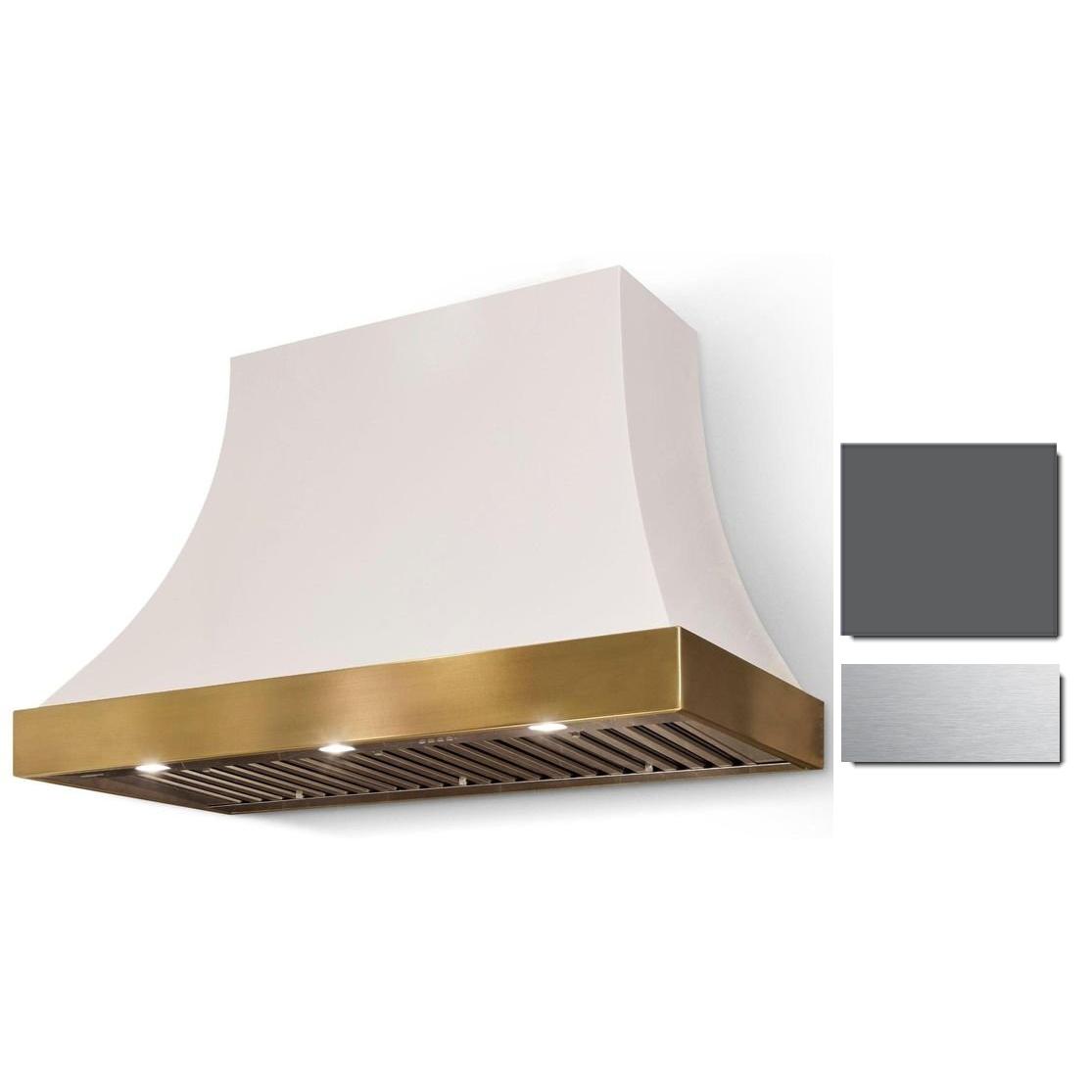 La Cornue 36-inch Cornufé Cascade Series Wall Mount Hood CH3630CACGRHSC IMAGE 1