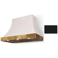 La Cornue 36-inch Cornufé Cascade Series Wall Mount Hood CH3630CACMBLPB IMAGE 1