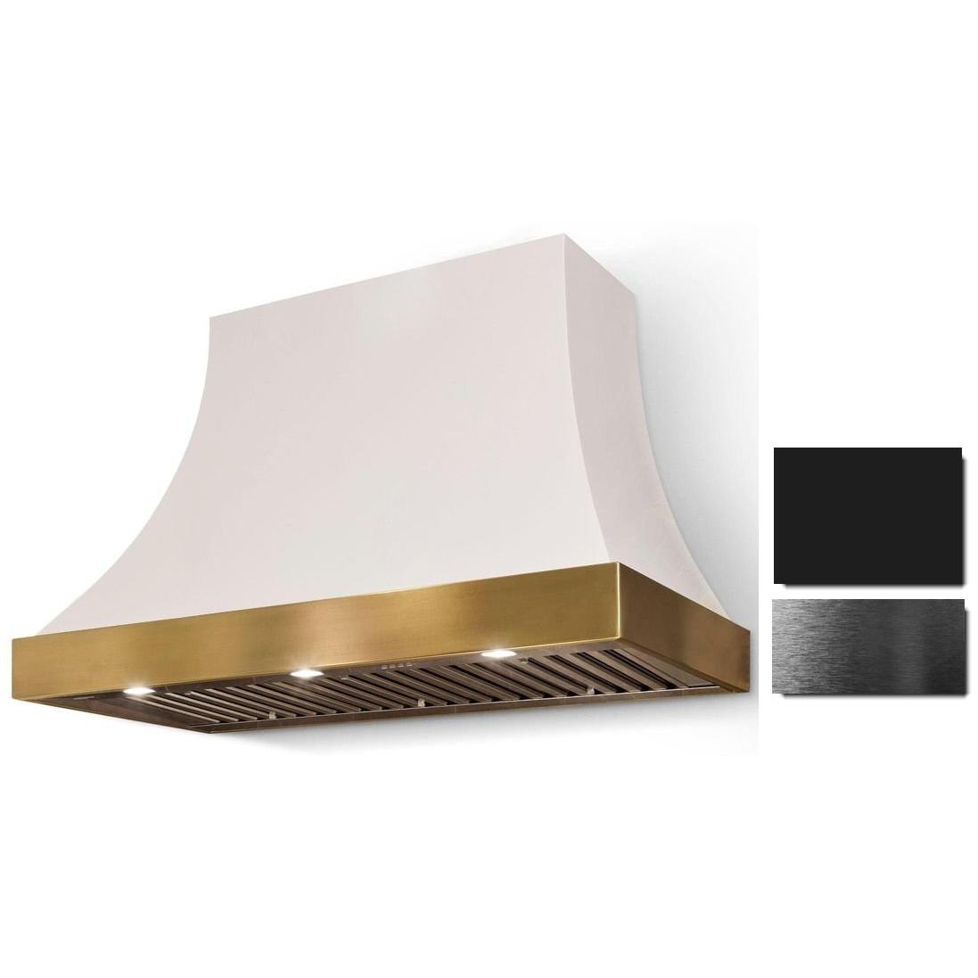 La Cornue 36-inch Cornufé Cascade Series Wall Mount Hood CH3630CACMBLPC IMAGE 1